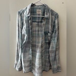 American eagle lightweight flannel